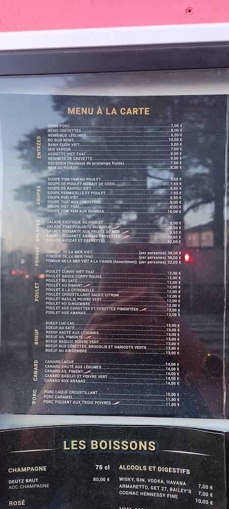 Restaurant Madame Anh - Menu Image 1